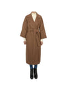 Venice Single Coat Brown - MAX MARA - BALAAN 1