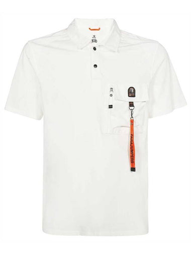 Men's Rescue Zwart Polo Shirt White - PARAJUMPERS - BALAAN 1