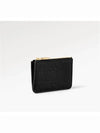 Romy Monogram Leather Card Wallet Black - LOUIS VUITTON - BALAAN 4