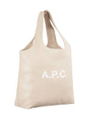 Ninon Logo Print Tote Bag Cream - A.P.C. - BALAAN 4