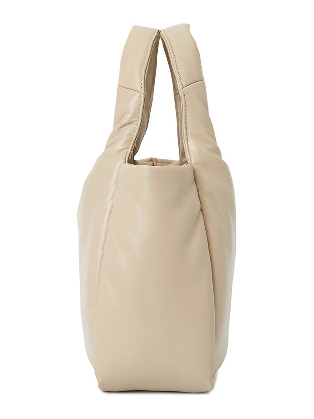 Padded Soft Nappa Tote Bag Beige - PRADA - BALAAN 3