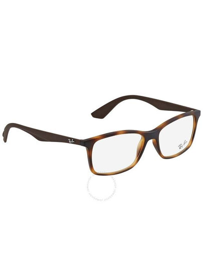 Ray Ban Demo Square Unisex Eyeglasses RX7047 5573 56 - RAY-BAN - BALAAN 2