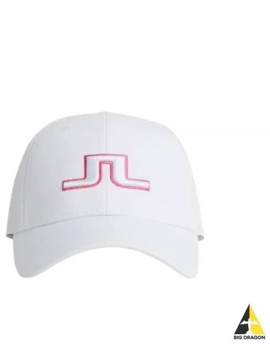 Anga Embroidered Logo Ball Cap White - J.LINDEBERG - BALAAN 2