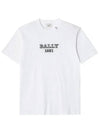 MOU00L 7S319 U001 Men's Short Sleeve T-Shirt - BALLY - BALAAN 1