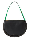 Bumper Moon Leather Shoulder Bag Black - JW ANDERSON - BALAAN 1