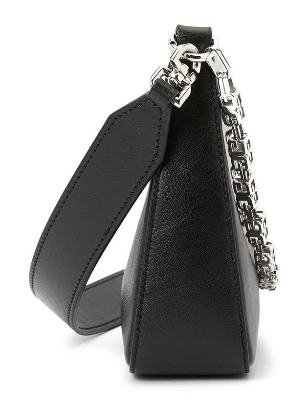 Moon Cut-out Chain Small Shoulder Bag Black - GIVENCHY - BALAAN 4