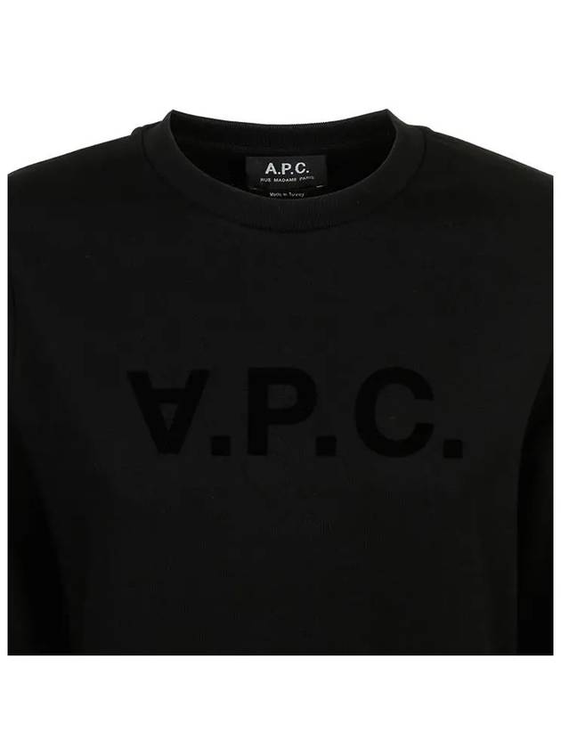 VPC Logo Sweatshirt Black - A.P.C. - BALAAN 5