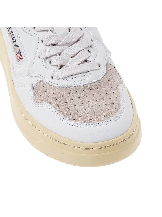 Medalist Beige Suede Low Top Sneakers White - AUTRY - BALAAN 10