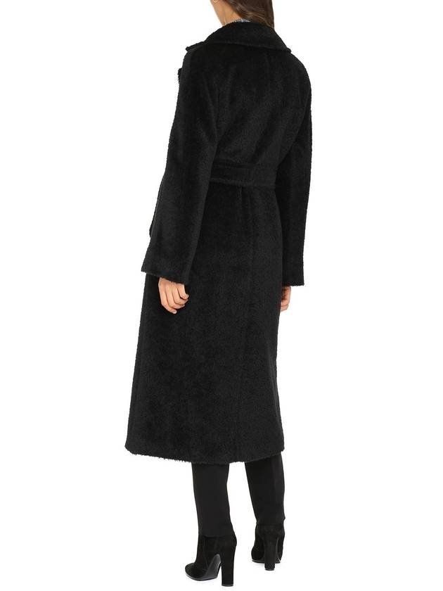 GENARCA Alpaca Wool Coat Black 60162513 - MAX MARA - BALAAN 8