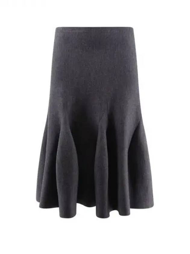 Wool blend midi skirt 271079 - ALAIA - BALAAN 1