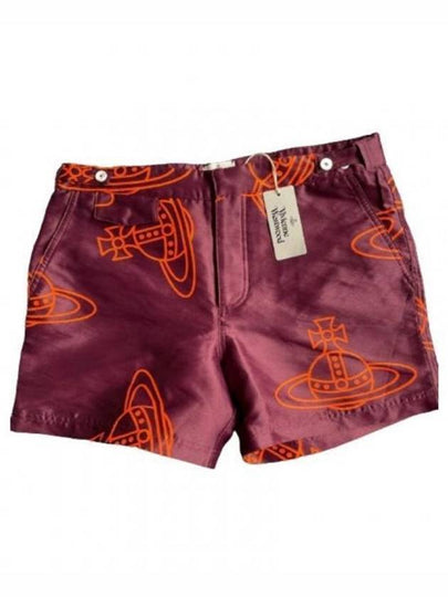 ORB Suiting Classic Boxer Bermuda Shorts Burgundy - VIVIENNE WESTWOOD - BALAAN 2