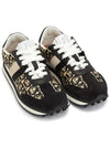 Gancini Monogram Low Top Sneakers Black Beige - SALVATORE FERRAGAMO - BALAAN 4