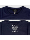 Leanne Logo Short Sleeve T-Shirt Navy - A.P.C. - BALAAN 6