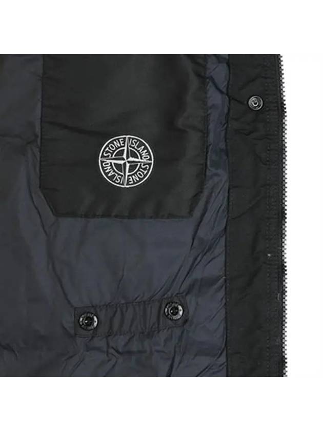 Crinkle Reps Re-Nylon Down Padding Black - STONE ISLAND - BALAAN 7