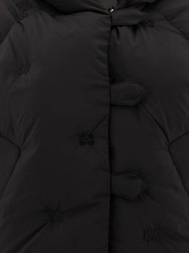 Nylon Tech Puffer Short Padding Black - GANNI - BALAAN 4