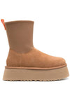 Women's Classic Dipper Platform Middle Boots Chestnut - UGG - BALAAN 1