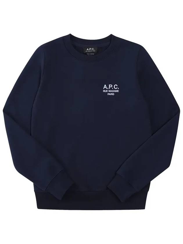 Skye Logo Sweatshirt Dark Navy - A.P.C. - BALAAN 6