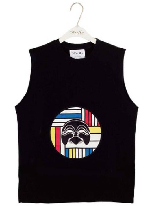 Mondrian Sleeveless BLACK - ASIHA - BALAAN 1