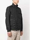 Men's Waffen Patch Membrana 3L TC Nylon Jacket Black - STONE ISLAND - BALAAN 4