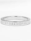 Numeric Minimal Signature Ring Palladium - MAISON MARGIELA - BALAAN 4