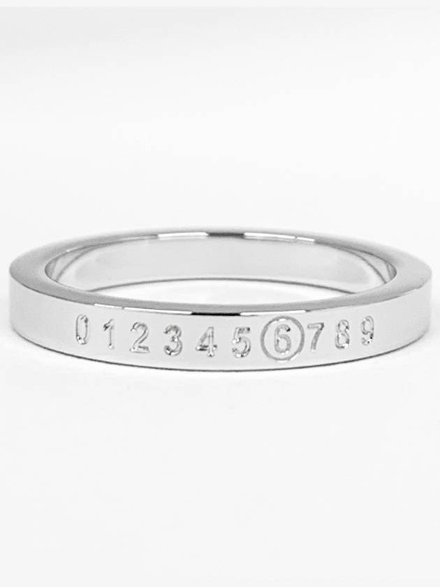 Numeric Minimal Signature Ring Palladium - MAISON MARGIELA - BALAAN 4