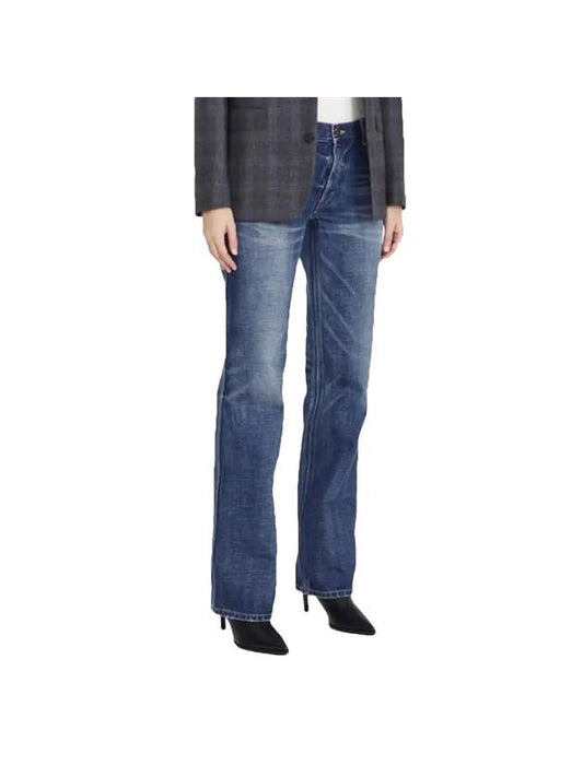 Denim Cotton Jeans Blue - CELINE - BALAAN 1