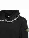 Wappen Patch Cotton Hoodie Black - STONE ISLAND - BALAAN 8