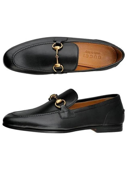 Jordaan Leather Loafers Black - GUCCI - BALAAN 2