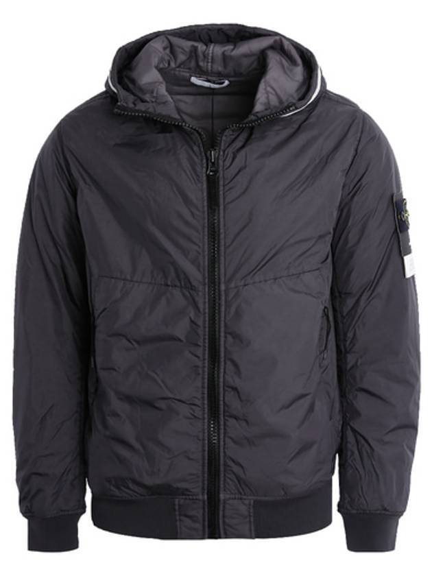 Garment Dyed Crinkle Reps Nylon Primaloft TC Down Jacket Dark Grey - STONE ISLAND - BALAAN 1