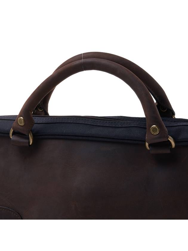 waxed cotton briefcase - BARBOUR - BALAAN 9