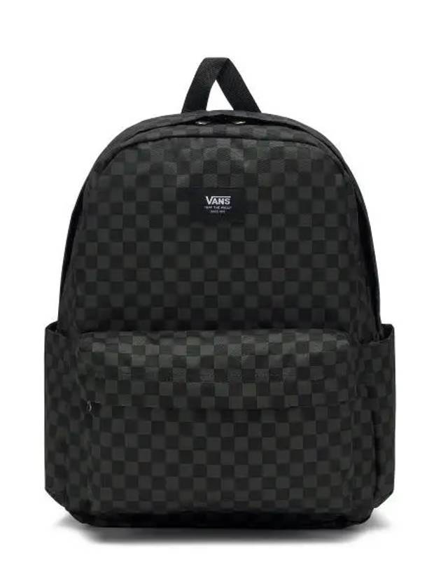 Old School Check Backpack Black - VANS - BALAAN 2