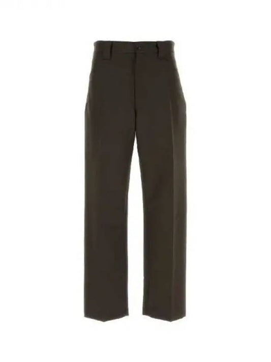Brown pleated detail pants - LEMAIRE - BALAAN 1
