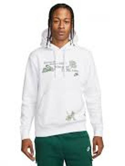 Men's Sportswear Open Concept Hoodie White - NIKE - BALAAN 2