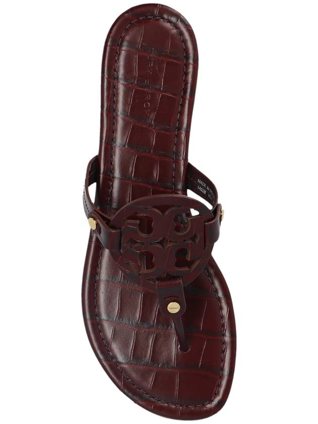 Tory Burch Slides Miller, Women's, Burgundy - TORY BURCH - BALAAN 6