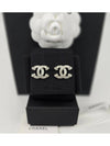 CC Logo Crystal Metal Earrings Silver - CHANEL - BALAAN 5