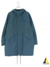 Homme Logo Fishtail Parka Blue - DIOR - BALAAN 2