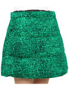 JW Anderson Women's Print Cotton A-Line Skirt Green - MONCLER - BALAAN.