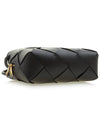 Cassette Intrecciato Small Cross Bag Black - BOTTEGA VENETA - BALAAN 6