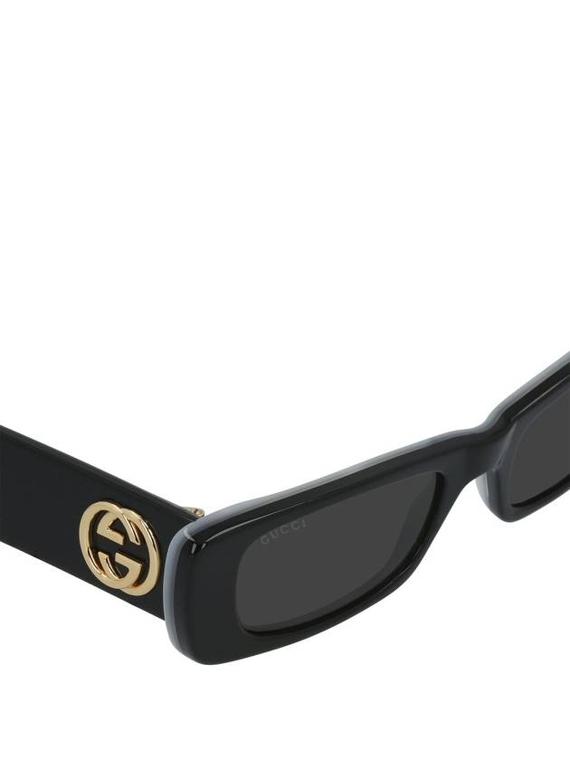 Eyewear Square Frame Sunglasses Black - GUCCI - BALAAN 4