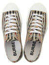 Vintage Check Cotton Sneakers Archive Beige - BURBERRY - BALAAN 3