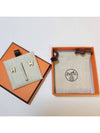 Mini Pop H Earring Rose Gold & Blanc - HERMES - BALAAN 8