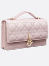 Miss Cannage Lambskin Mini Bag Pale Pink - DIOR - BALAAN 3