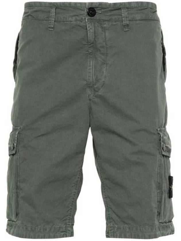 Cargo Bermuda Shorts Green - STONE ISLAND - BALAAN 1