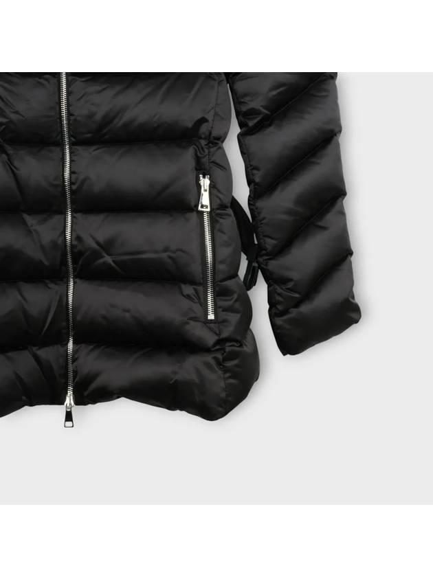 logo patch CUPIDONE short down hood padded jacket black 1A00177 59685 99M - MONCLER - BALAAN 5