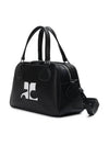 Reedition Bowling Leather Tote Bag Black - COURREGES - BALAAN 4