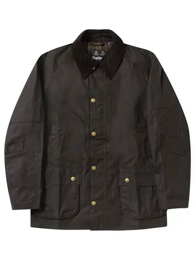 Ashby Wax Jacket Olive - BARBOUR - BALAAN 5