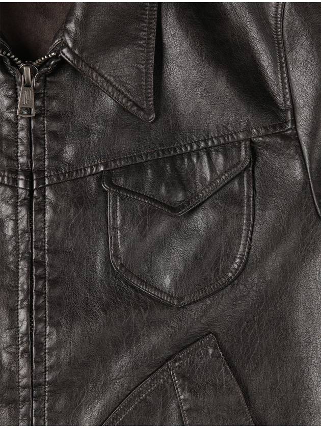 Eco Leather Trucker Jacket M GPJP59 - PANICALE - BALAAN 3