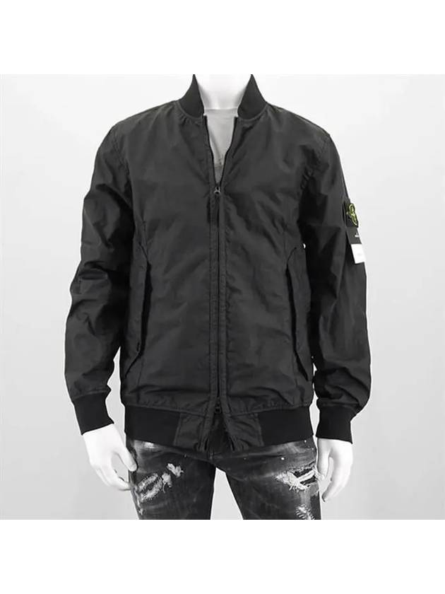 Membrana 3L TC Bomber Jacket Black - STONE ISLAND - BALAAN 4