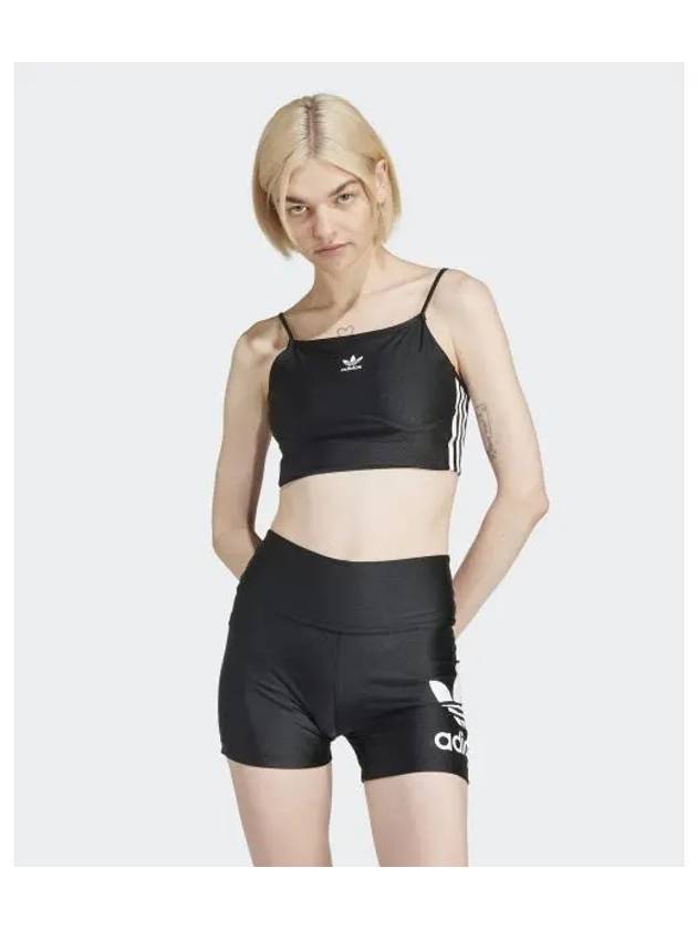 3 Stripes Sport Bra Black - ADIDAS - BALAAN 2