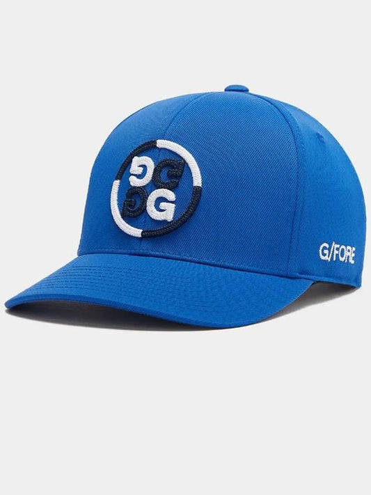 Men's Color Block Circle Stretch Twill Ball Cap Blue - G/FORE - BALAAN 2